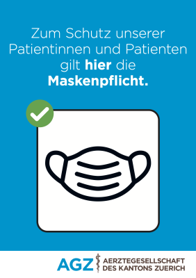 AGZ Plakat Maskenpflicht